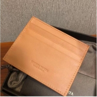 Famous Brand Bottega Veneta Card Holder 133993 apricot