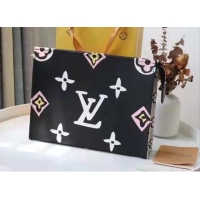 Top Grade Louis Vuitton Monogram Giant Wild At Heart Toiletry Pouch 26 M06745 Black