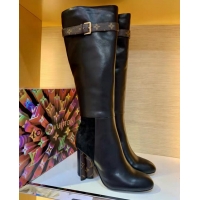 Top Grade Louis Vuitton Original Leather High Boots with Buckle Strap LV8903 2020