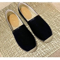 Newest Louis Vuitton Monogram Denim Espadrilles 070874 Black