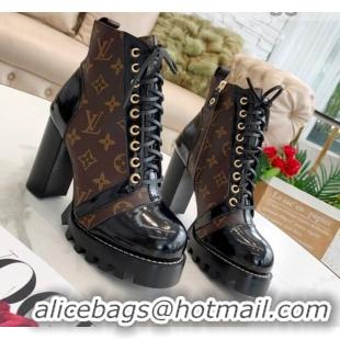 Best Luxury Louis Vuitton Star Trail Ankle Boots Monogram Canvas 081005