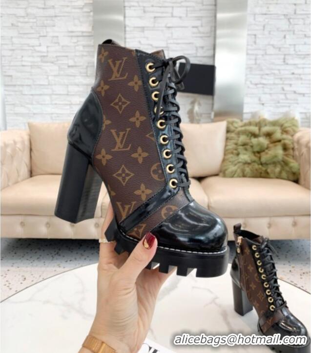 Best Luxury Louis Vuitton Star Trail Ankle Boots Monogram Canvas 081005