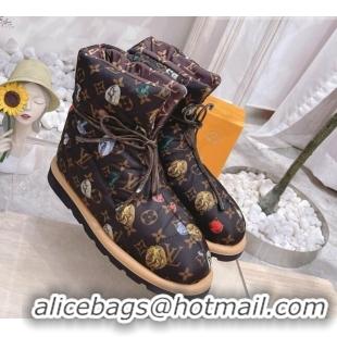 Luxury Cheap Louis Vuitton Pillow Comfort Ankle Boot 081251 Cacao Brown 2021