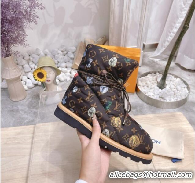 Luxury Cheap Louis Vuitton Pillow Comfort Ankle Boot 081251 Cacao Brown 2021