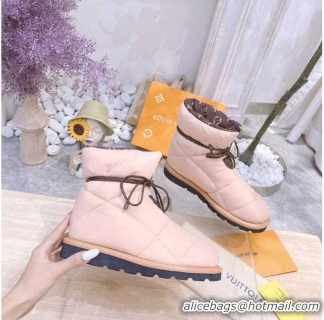 Luxury Louis Vuitton Pillow Comfort Ankle Boot 081251 Pink