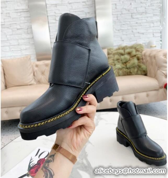 Super Quality Louis Vuitton LV Beaubourg Padded Strap Ankle Boots 082041 Black 2021