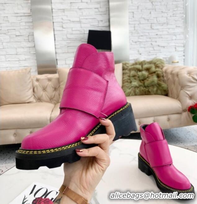 Best Luxury Louis Vuitton LV Beaubourg Padded Strap Ankle Boots 082041 Pink 2021