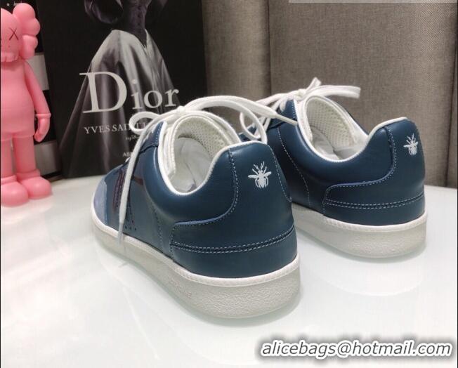 Best Quality Dior Homme B01 Calfskin Suede Sneakers 070844 Blue