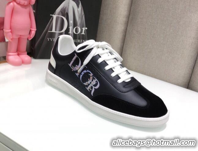 Best Product Dior Homme B01 Calfskin Suede Sneakers 070845 Black