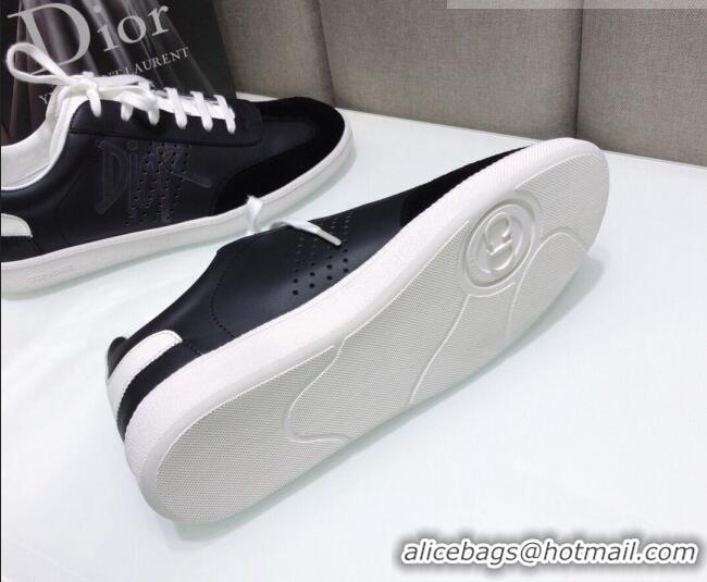 Charming Dior Homme B01 Calfskin Suede Sneakers 070846 Black