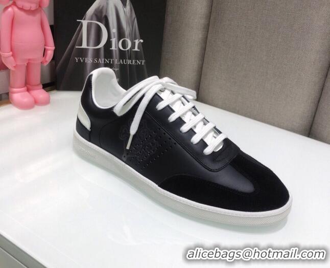 Popular Style Dior Homme B01 Calfskin Suede Sneakers 070847 Black