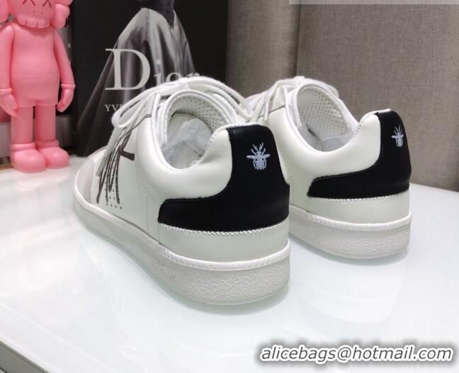 Good Product Dior Homme B01 Calfskin Suede Sneakers 070848 White