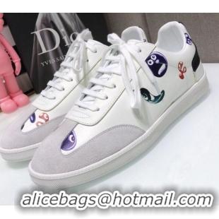 Good Looking Dior Homme B01 Calfskin Suede Sneakers 070851 White