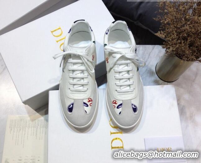 Good Looking Dior Homme B01 Calfskin Suede Sneakers 070851 White