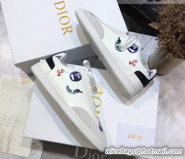 Good Looking Dior Homme B01 Calfskin Suede Sneakers 070851 White