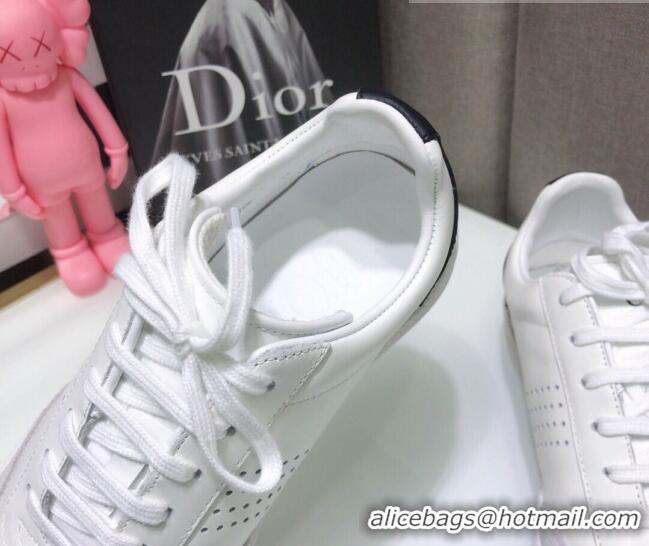 Unique Style Dior Homme B01 Calfskin Suede Sneakers 070853 White