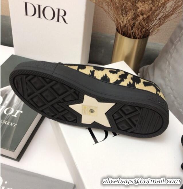 Unique Style Dior Walk'n'Dior Sneakers in Beige Multicolor Mizza Embroidered Cotton 070865