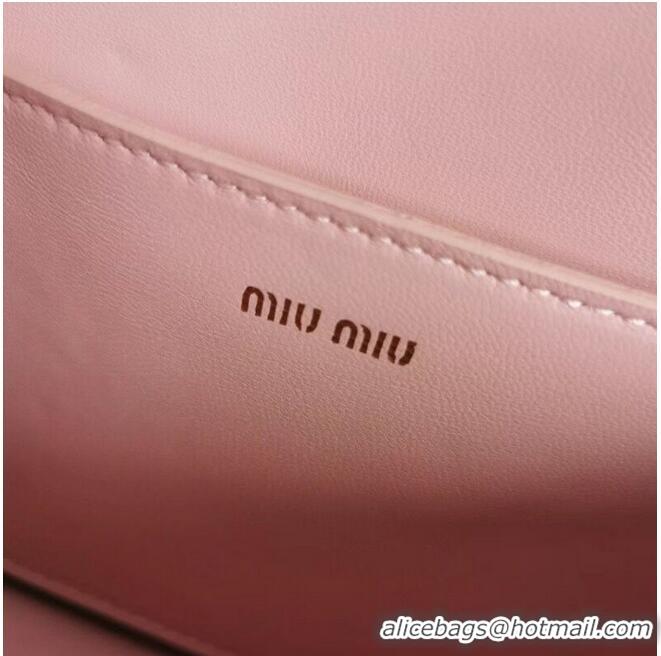 Good Product miu miu Matelasse Nappa Leather mini Shoulder Bag 5BD099 Pink