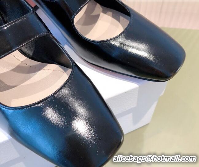 Low Price Dior D-Doll Mary Janes Pumps in Black Shiny Calfskin 081653