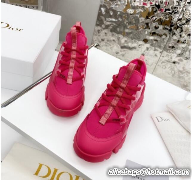 Cheap Price Dior D-Connect Sneaker in Zodiac Printed Technical Fabric DS3 Rosy