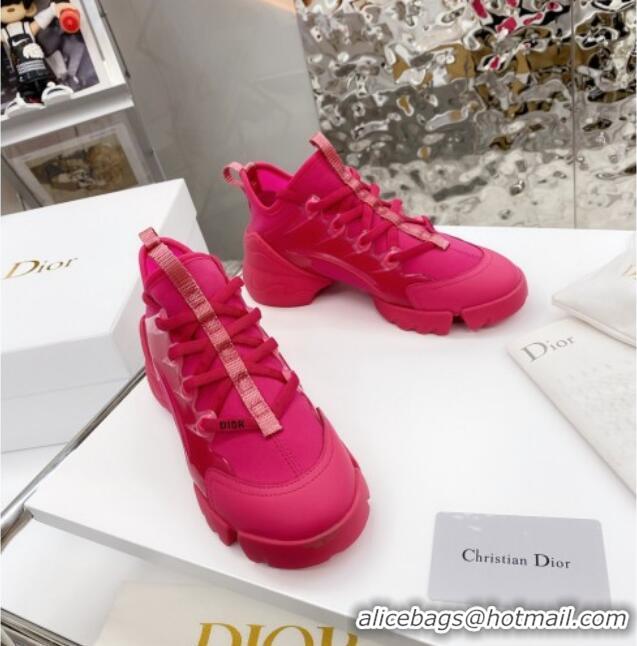 Cheap Price Dior D-Connect Sneaker in Zodiac Printed Technical Fabric DS3 Rosy