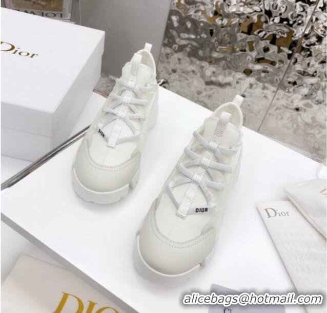 AAAAA Dior D-Connect Sneaker in Technical Fabric DS6 White 2021