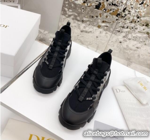 Top Quality Dior D-Connect Sneaker in Technical Fabric DS7 Black 2021