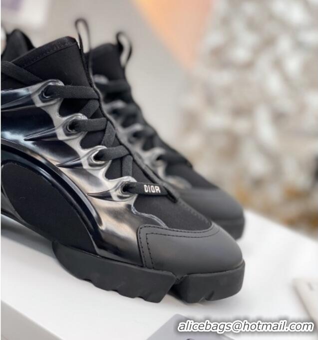 Top Quality Dior D-Connect Sneaker in Technical Fabric DS7 Black 2021