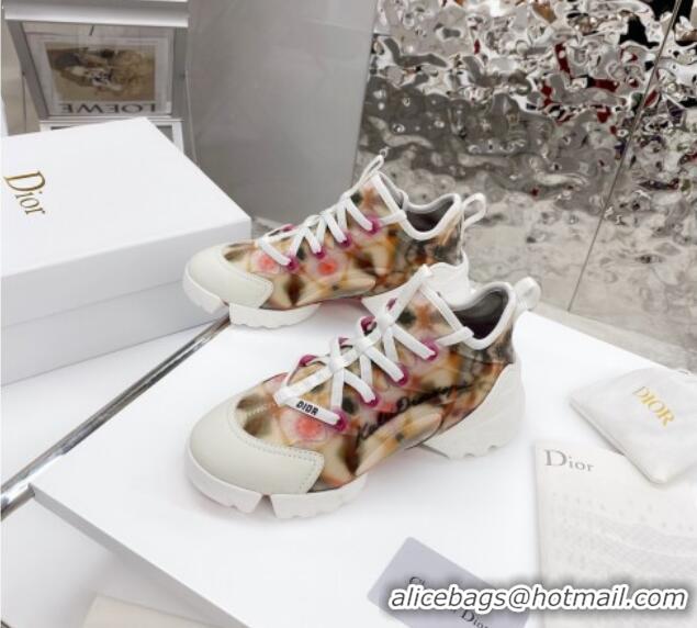 Perfect Dior D-Connect Sneaker in Zodiac Printed Technical Fabric DS14