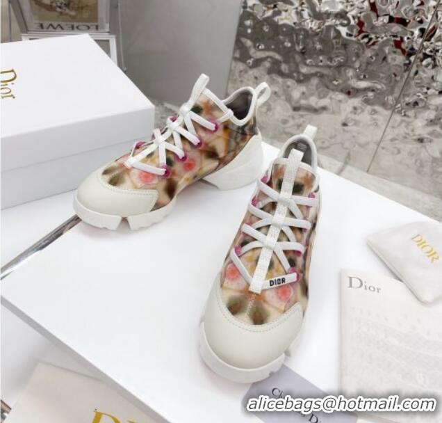 Perfect Dior D-Connect Sneaker in Zodiac Printed Technical Fabric DS14