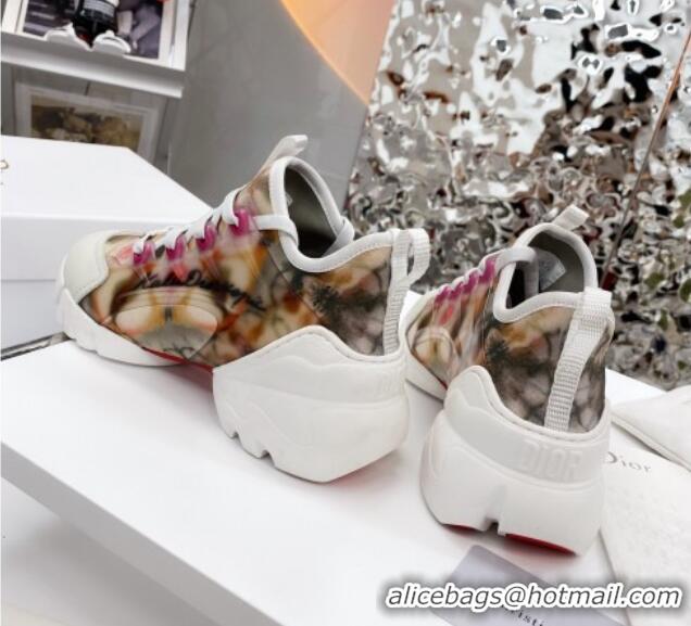 Perfect Dior D-Connect Sneaker in Zodiac Printed Technical Fabric DS14