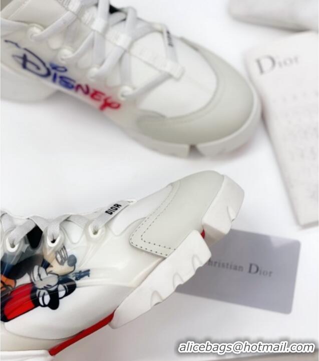 Sophisticated Dior D-Connect Sneaker in Zodiac Printed Technical Fabric DS16 White 2021