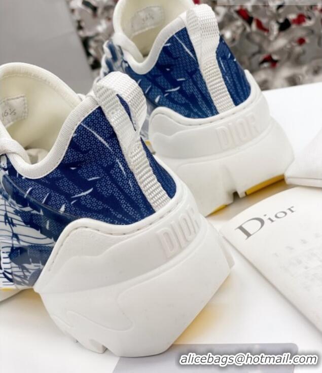 Custom Dior D-Connect Sneaker in Butterfly Printed Technical Fabric DS27 2021