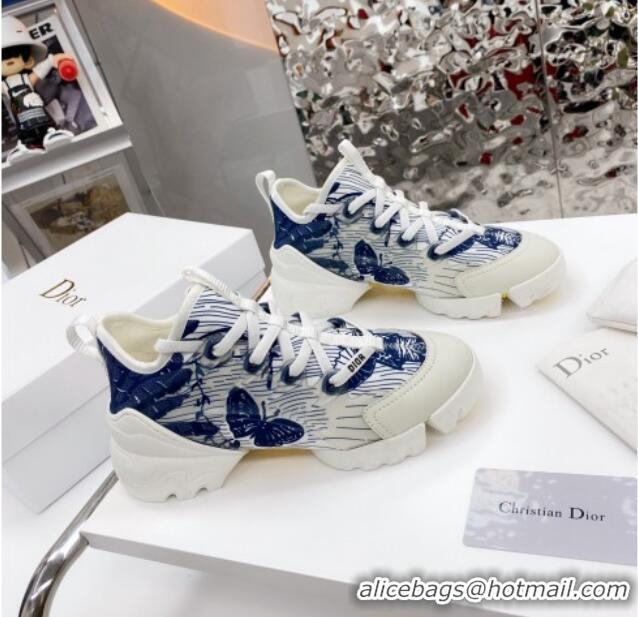 Custom Dior D-Connect Sneaker in Butterfly Printed Technical Fabric DS27 2021