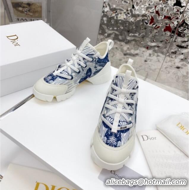 Custom Dior D-Connect Sneaker in Butterfly Printed Technical Fabric DS27 2021