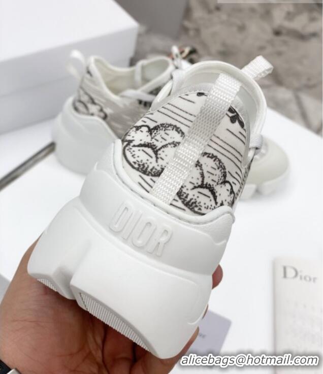 New Style Dior D-Connect Sneaker in Butterfly Printed Technical Fabric DS28