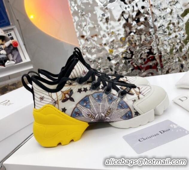 Low Price Dior D-Connect Sneaker in Printed Technical Fabric DS32