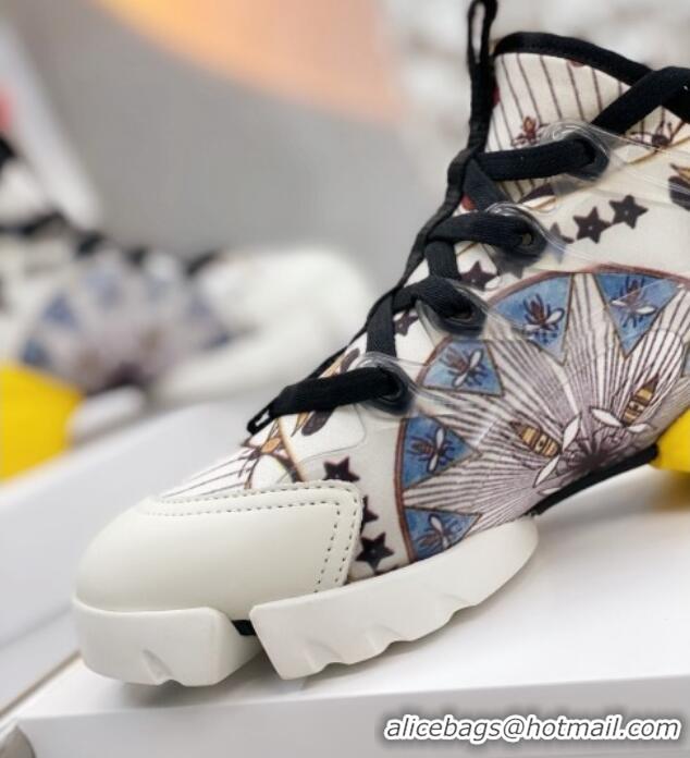 Low Price Dior D-Connect Sneaker in Printed Technical Fabric DS32