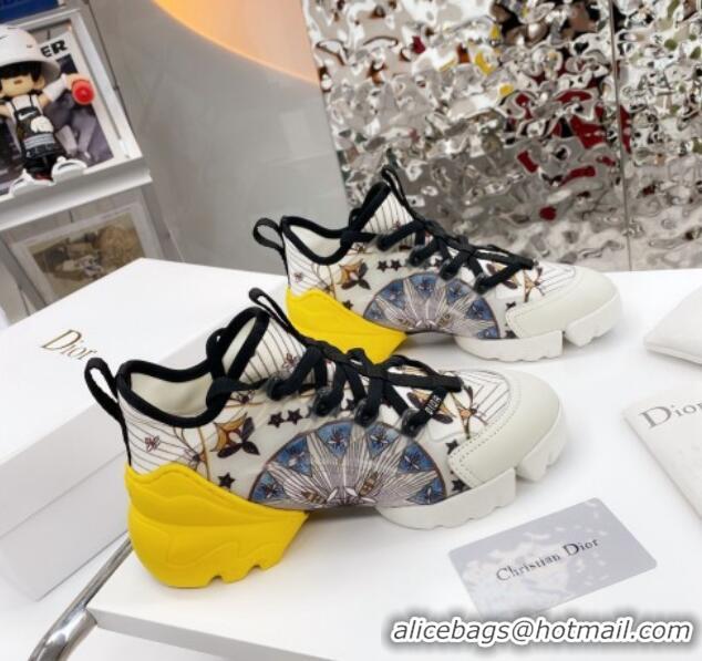 Low Price Dior D-Connect Sneaker in Printed Technical Fabric DS32