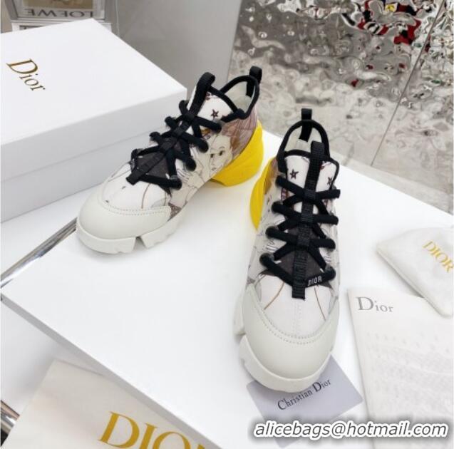 Good Product Dior D-Connect Sneaker in Printed Technical Fabric DS33 2021