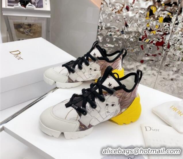 Good Product Dior D-Connect Sneaker in Printed Technical Fabric DS33 2021