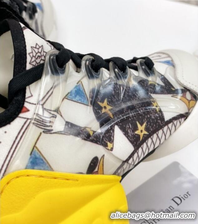 Top Quality Dior D-Connect Sneaker in Printed Technical Fabric DS34