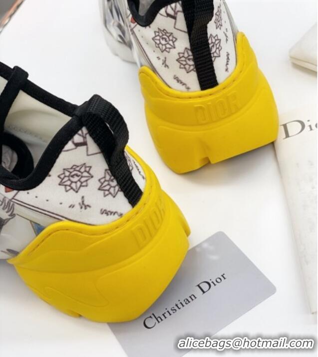 Top Quality Dior D-Connect Sneaker in Printed Technical Fabric DS34