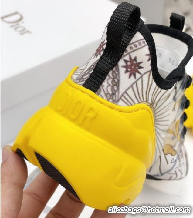 Best Quality Dior D-Connect Sneaker in Dioramour Printed Technical Fabric DS35