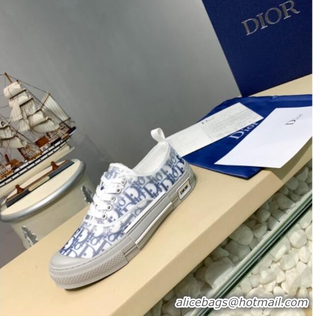 Best Price Dior B23 Low-top Sneakers in Blue Oblique Canvas H06007