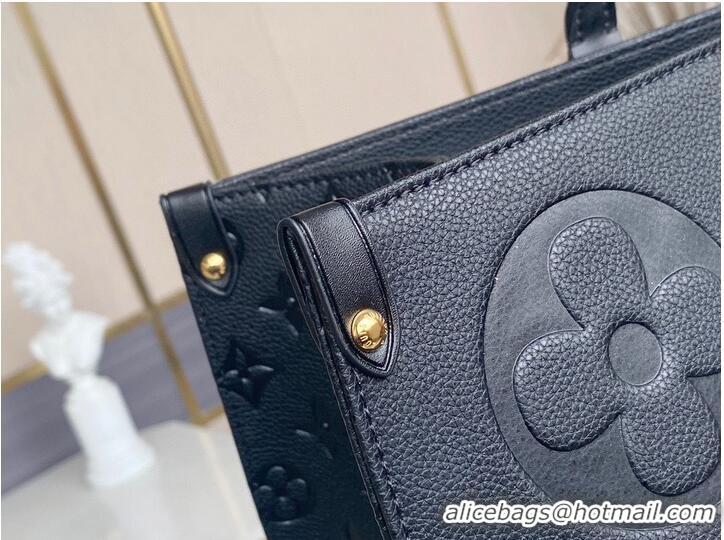 Unique Discount Louis Vuitton ONTHEGO Original Leather GM M44925 Black