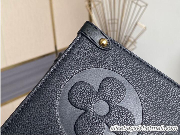 Unique Discount Louis Vuitton ONTHEGO Original Leather GM M44925 Black