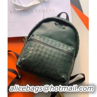 Most Popular Bottega Veneta CLASSIC INTRECCIATO Intrecciato leather backpack 7786 RAINTREE