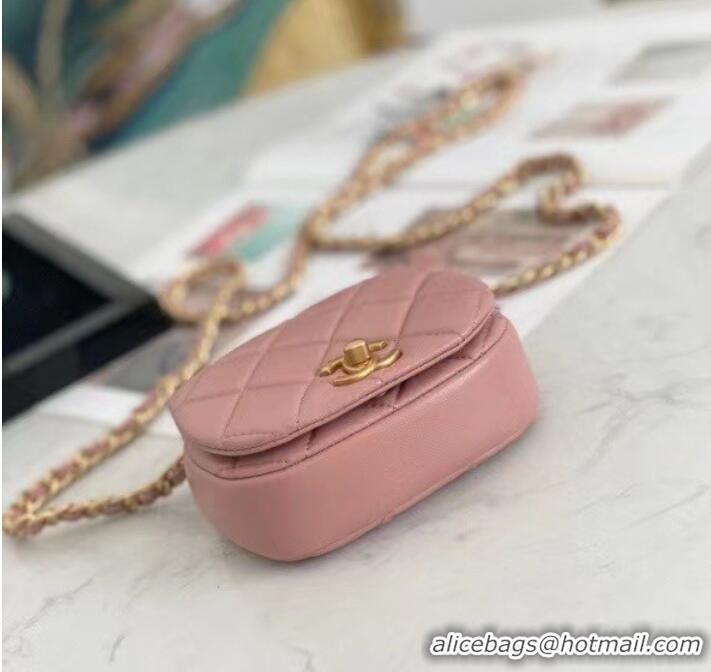 Shop Promotional Chanel mini Flap Shoulder Bag Original leather AP2344 pink