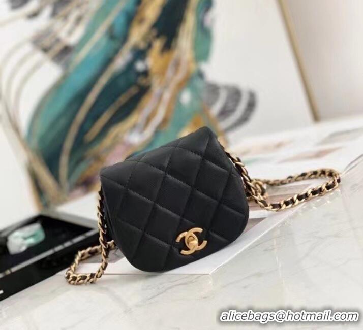 Good Looking Chanel mini Flap Shoulder Bag Original leather AP2344 Black